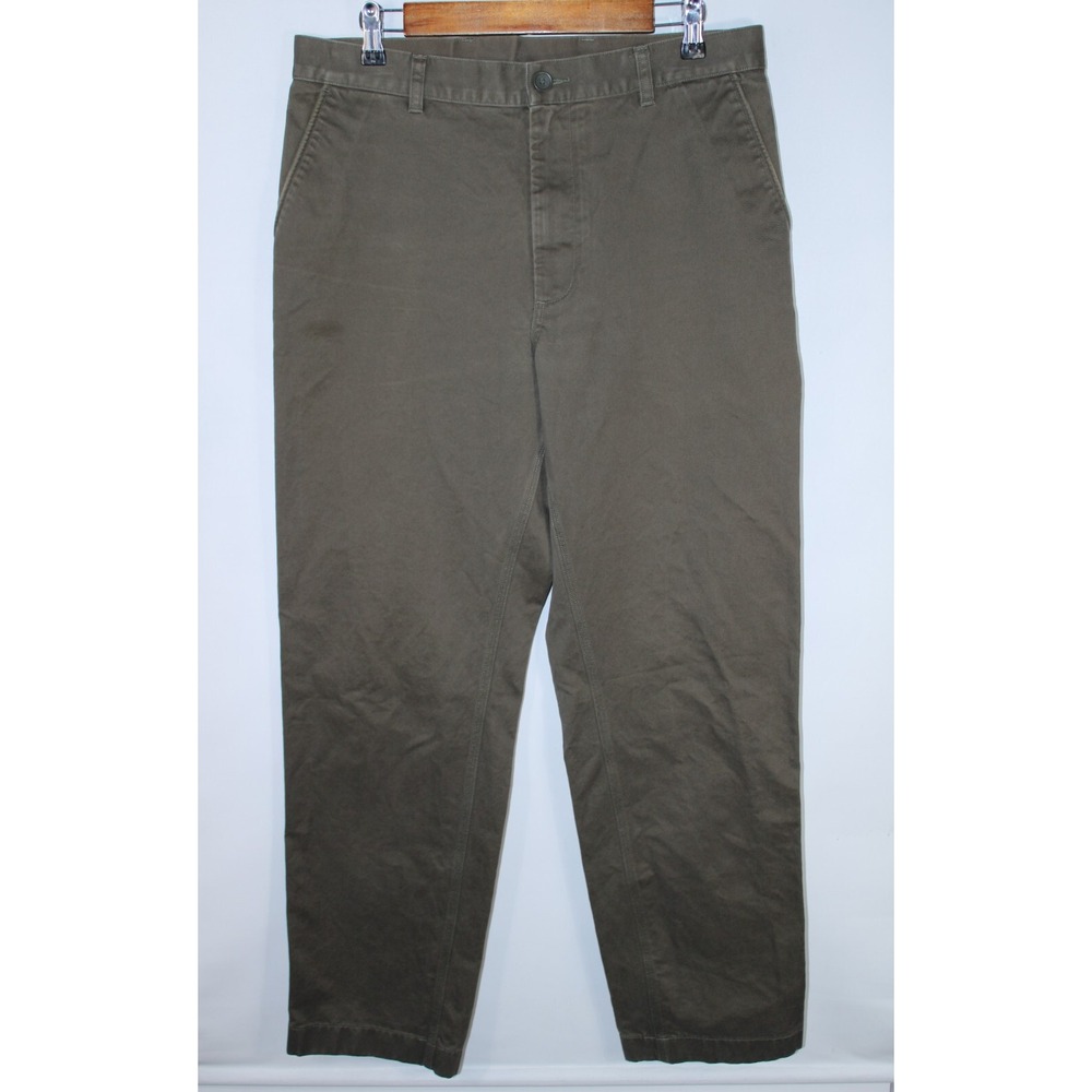 Reigning Champ Men's Size 32 Dark Green Chino Pants